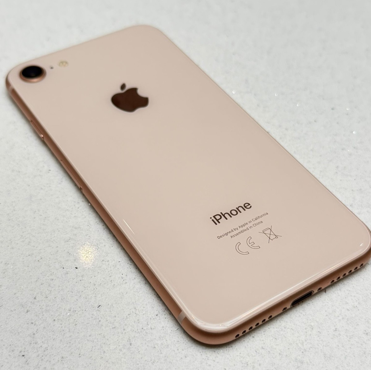 Apple iPhone 8 – 64GB – Rose Gold – Unlocked – Very Good - NEW BATTERY FITTED 100% HEALTH