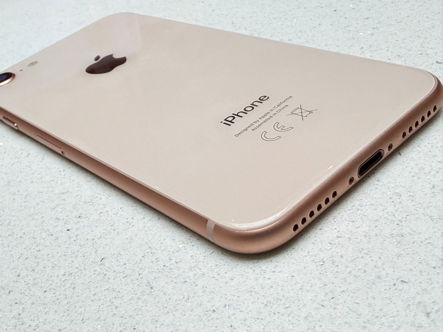 Apple iPhone 8 – 64GB – Rose Gold – Unlocked – Very Good - NEW BATTERY FITTED 100% HEALTH