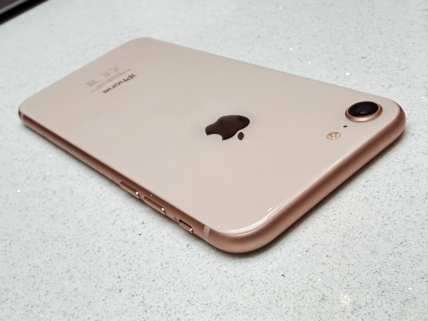 Apple iPhone 8 – 64GB – Rose Gold – Unlocked – Very Good - NEW BATTERY FITTED 100% HEALTH