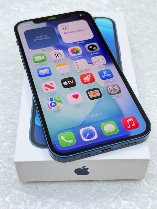 Apple iPhone 12 - 64GB - Blue (Unlocked) Good Condition boxed